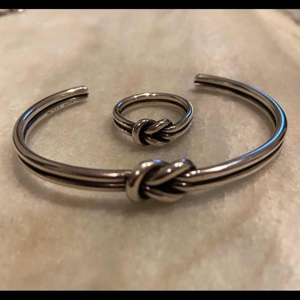 James Avery Knot Ring & Retired Cuff Bracelet